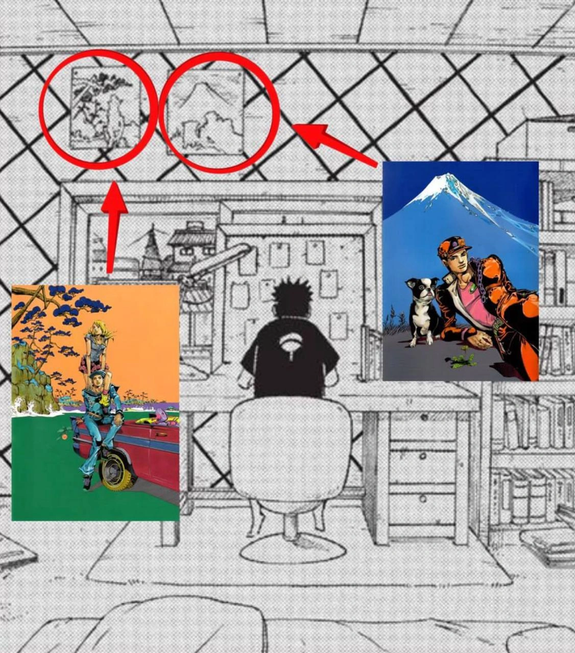 Обито из Наруто фанат ДжоДжо