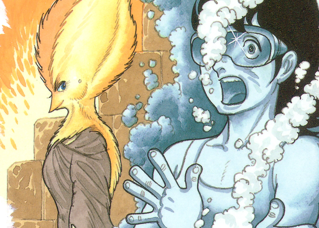 Иллюстрация к манге "Феникс"