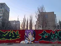 Превью В Кыргызстане вандалы испортили граффити с Фрирен и Резе #3