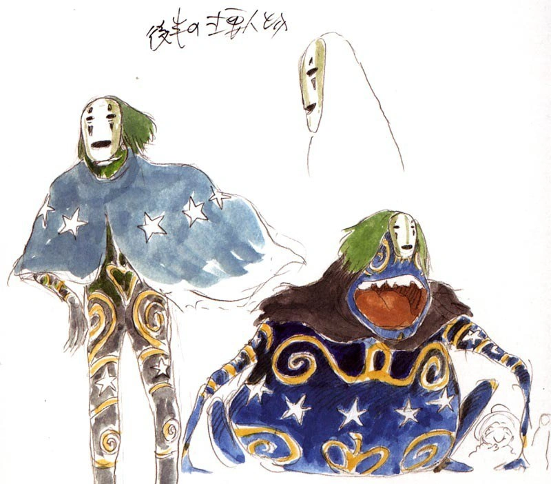 Из артбука «The Art of Spirited Away: Hayao Miyazaki»