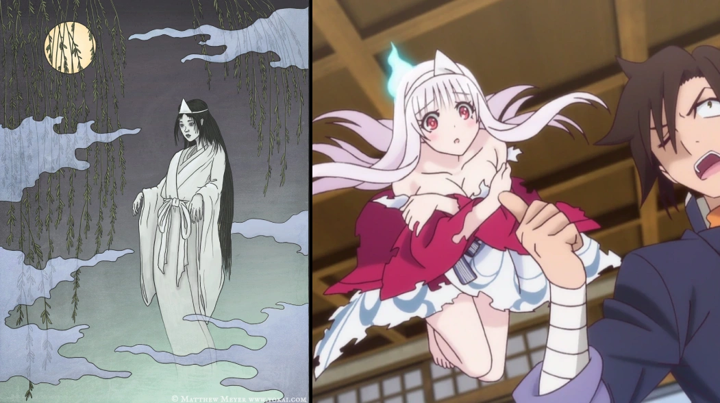 Девушка-призрак из аниме «Юна из гостиницы Юраги»