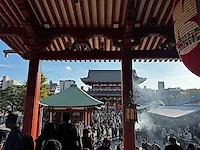 Район Асакуса,&nbsp;храм Сэнсо-дзи и ворота Каминаримон&nbsp; &nbsp;&nbsp;