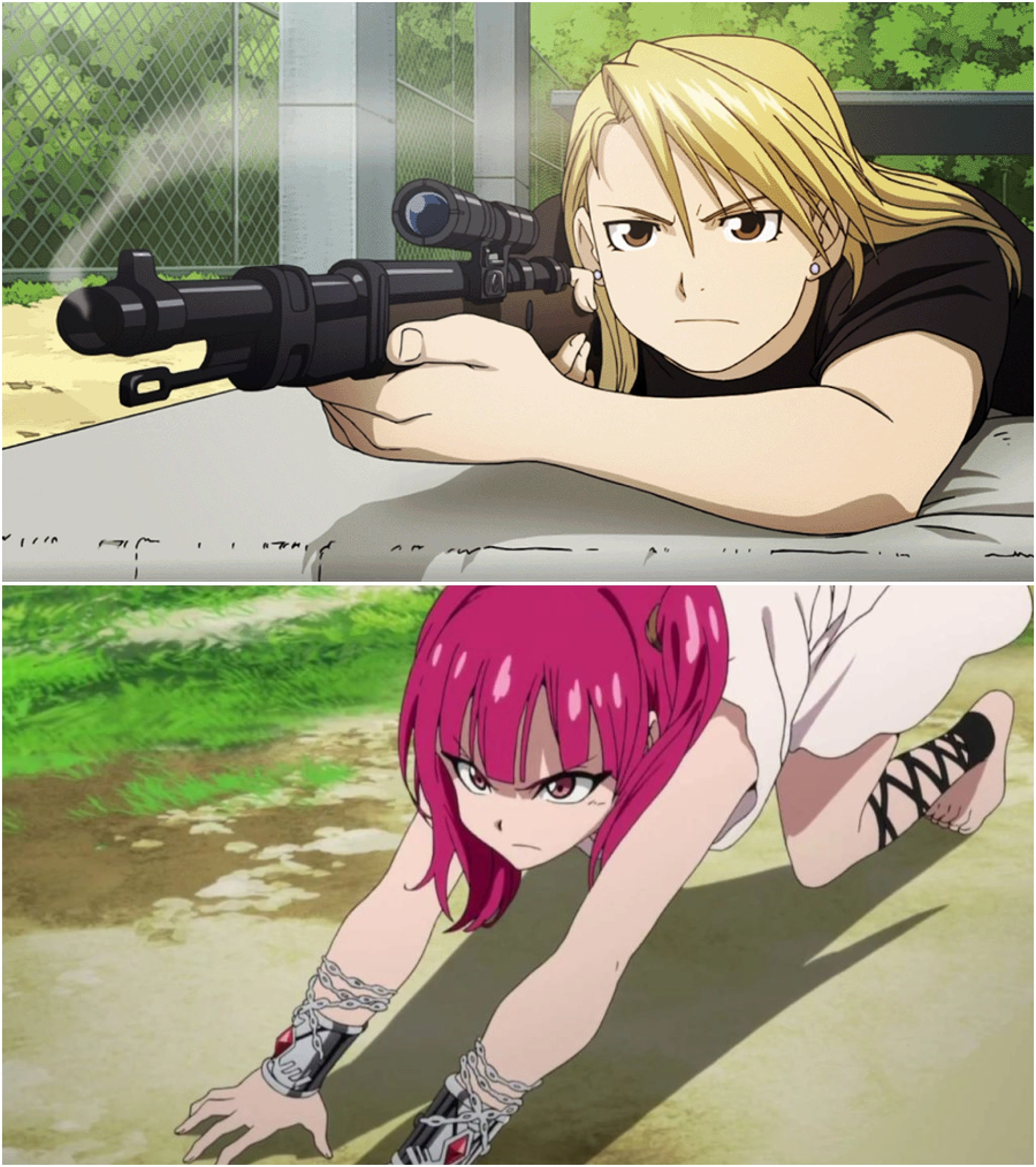 Риза из «Стального алхимика» и Морджана из&nbsp;«Маги: Лабиринт магии»