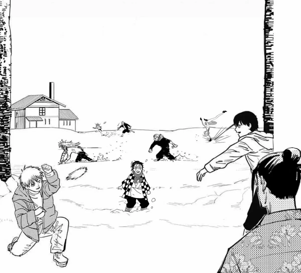 Каждый раз когда я перечитываю смерть Аки я ловлю скупую слезу. Это такой, мини островок Тацуки Фудзимото и его "Оглянись"/"Прощай, Эри"