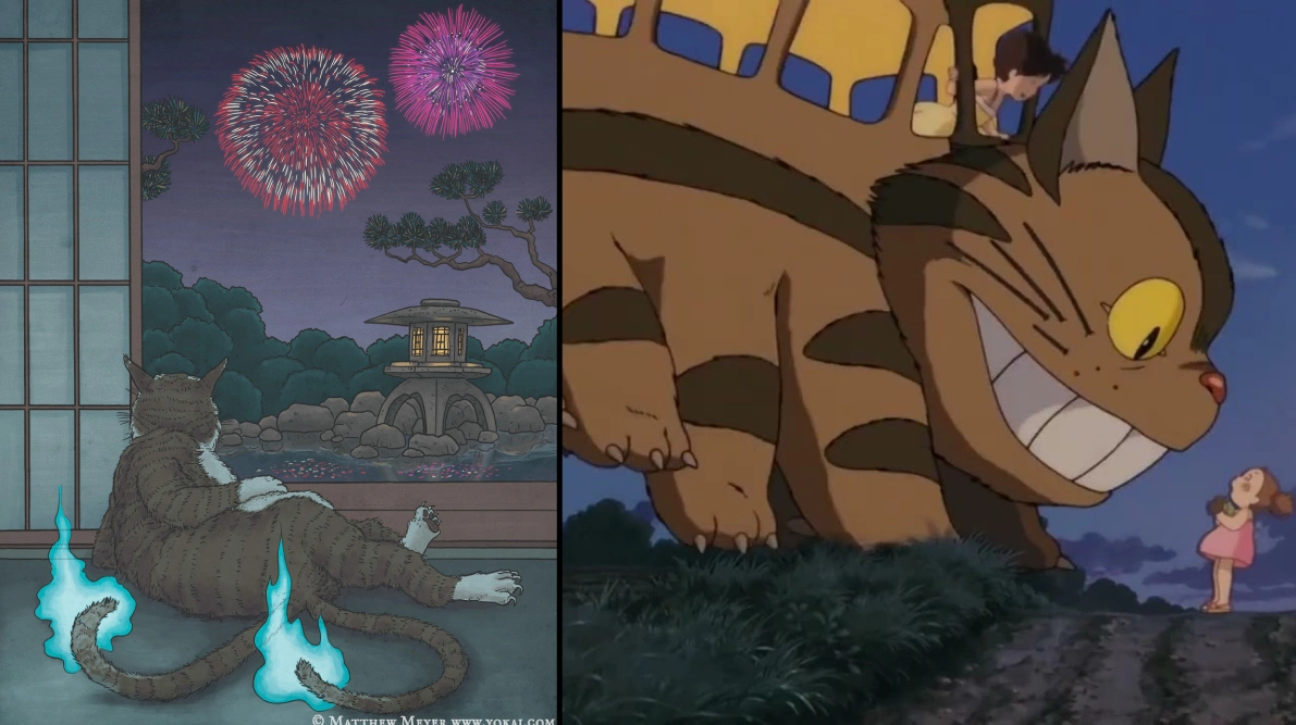 Котобус из аниме "Тоторо"