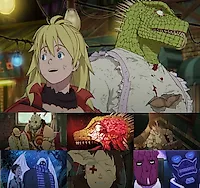 Кадры первых серий 2-го сезона «Дорохедоро» 🐊