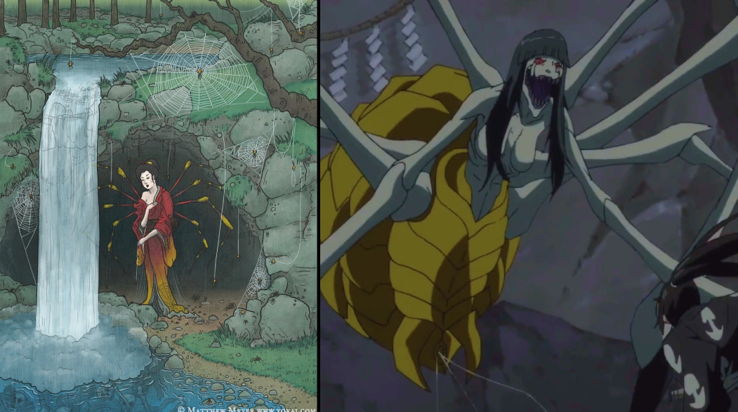 Паучиха из аниме «Дороро»