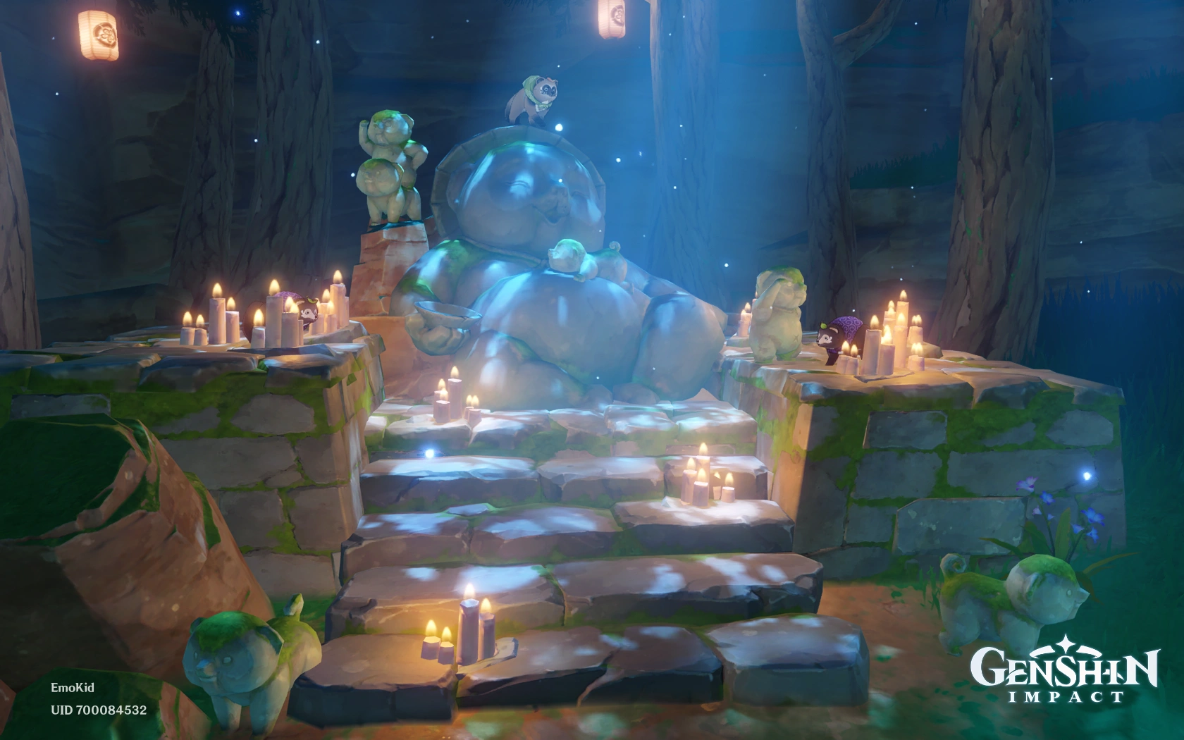 Иорои — Тануки, живущий в лесу Чинджу и ранее служивший его защитником. Был превращён в статую множество лет назад