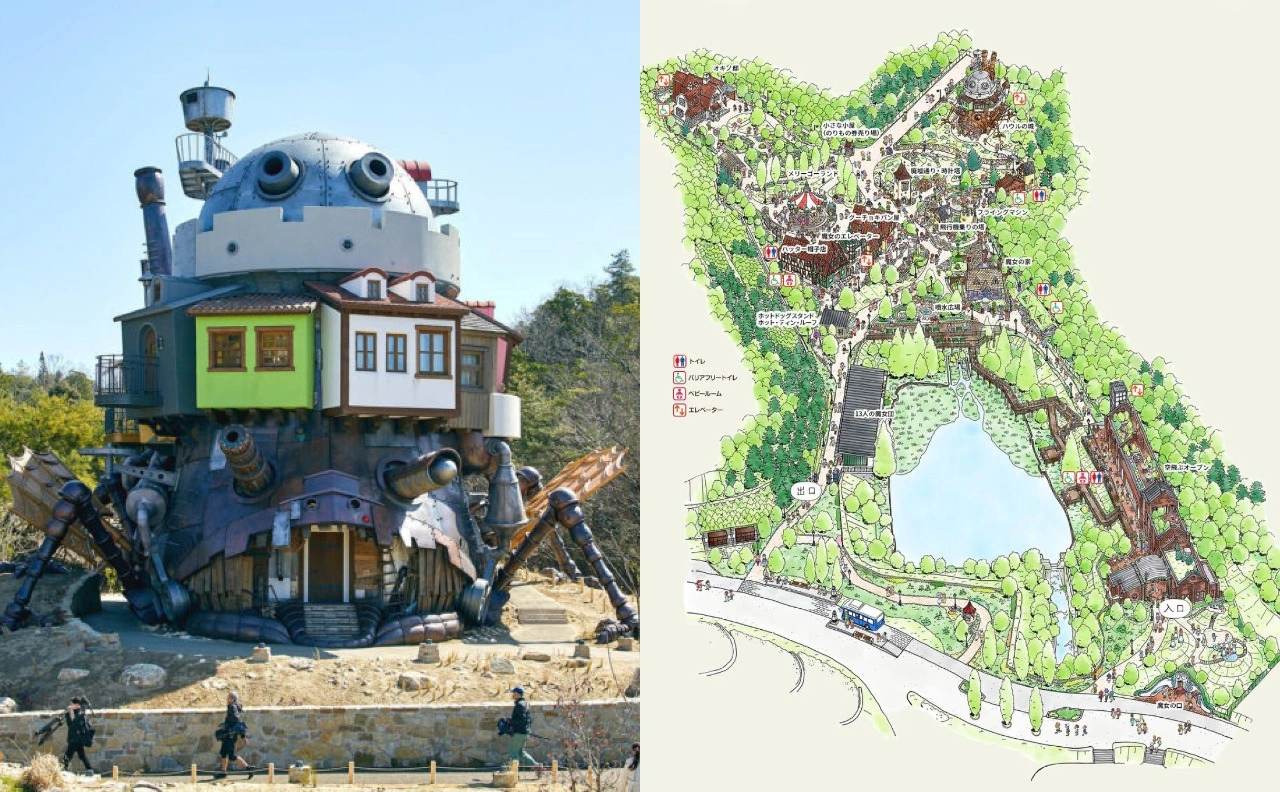 Медиа-превью замка и карта локации&nbsp;«Долина ведьм»