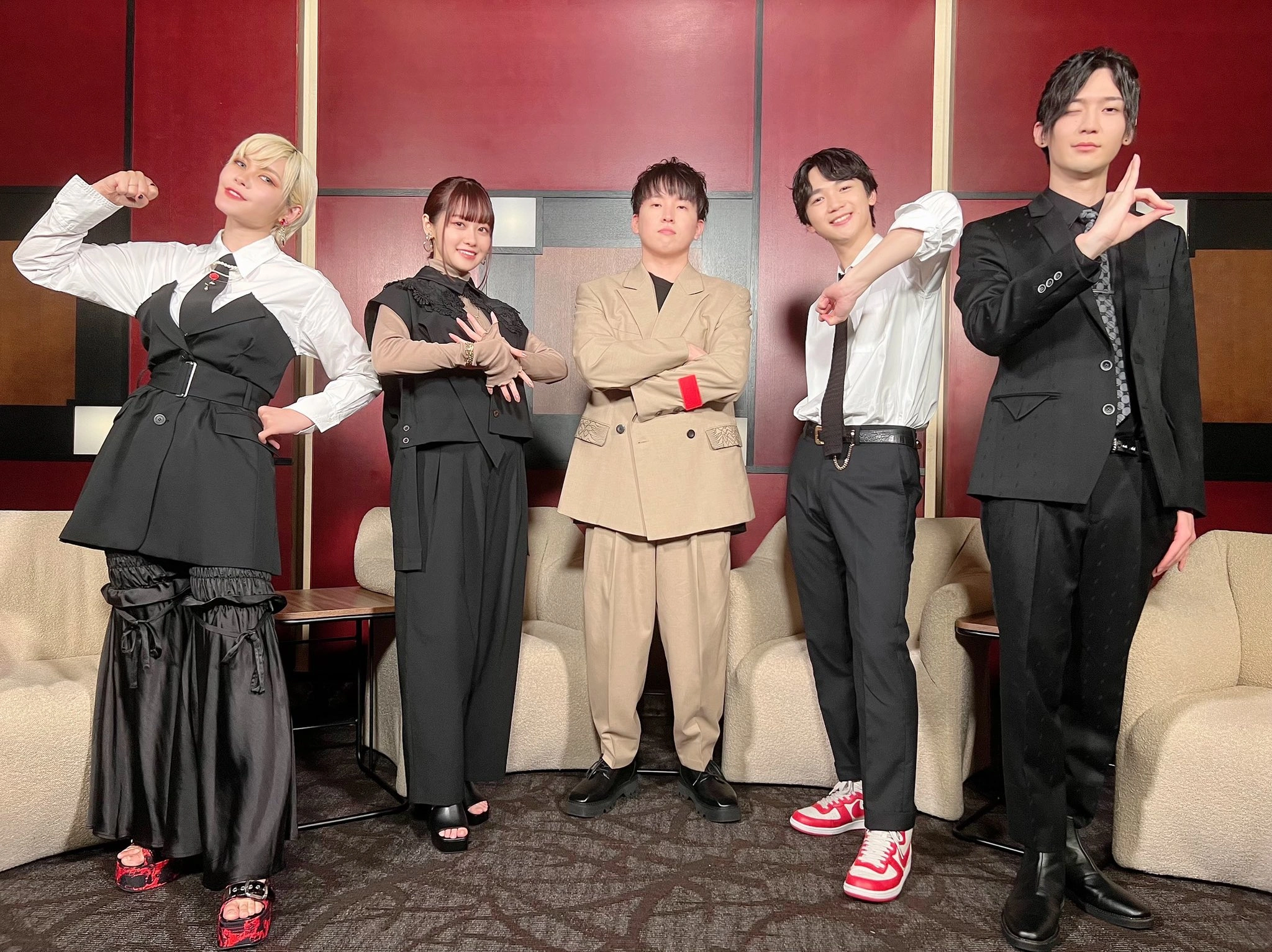 Рю Накаяма(режиссер) вместе с сейю «Человека бензопилы»