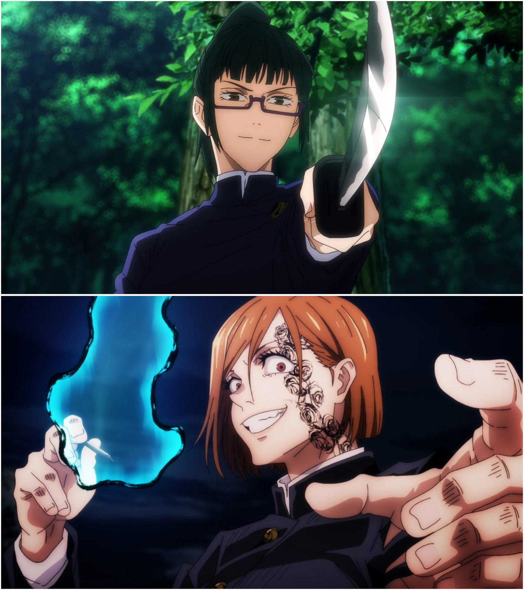 Маки и Нобара из&nbsp;«Магической битвы»