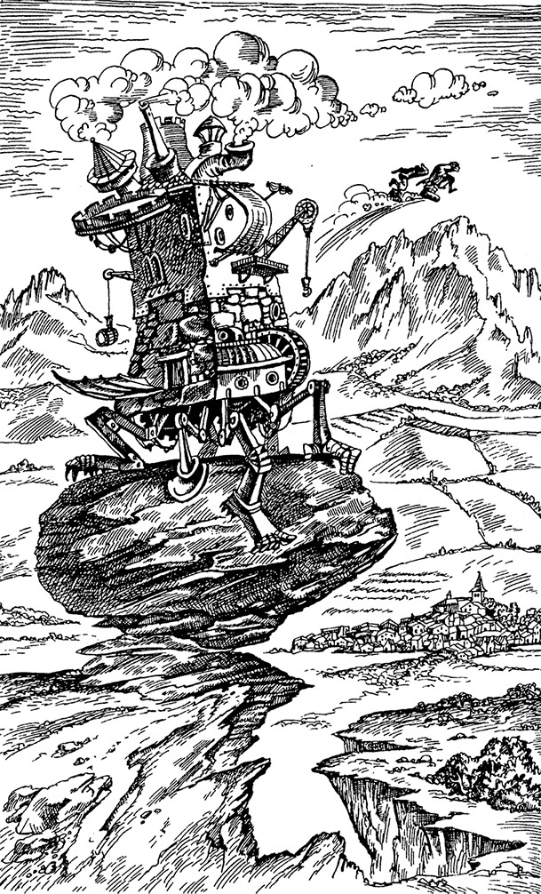 Иллюстрация из романа&nbsp;«Ходячий замок»